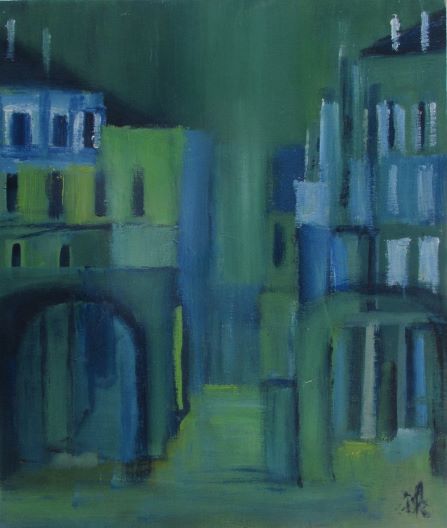 Stadttor,25x29cm