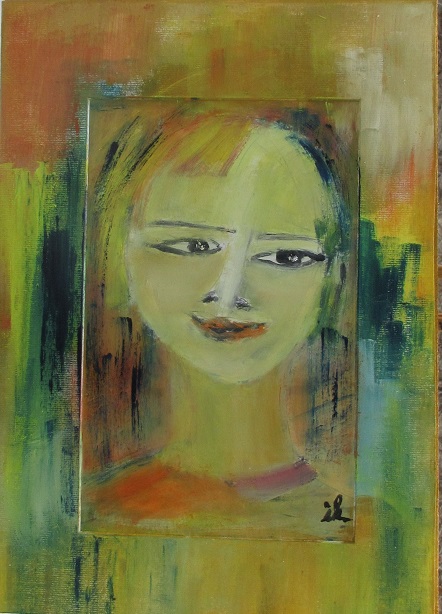 Portrait_Mädchen_Öl-auf-Karton-und-Holz_30x40cm